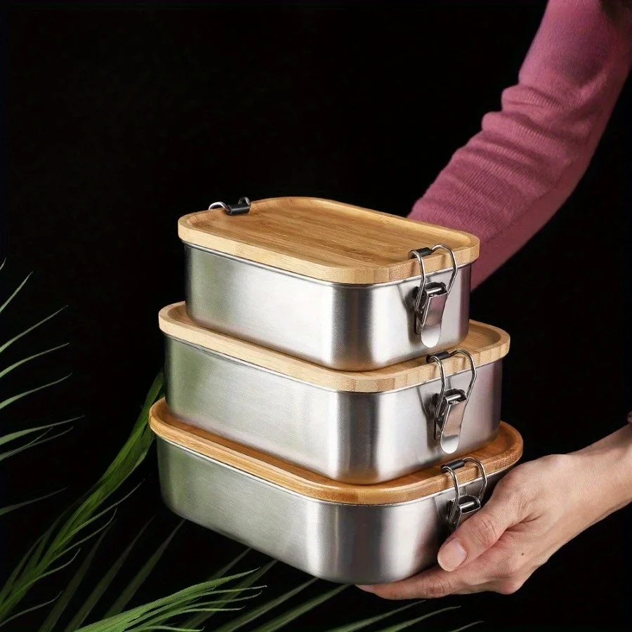 Food Storage In Stainless Steel - Новый ланч-бокс из нержавеющей стали 304
