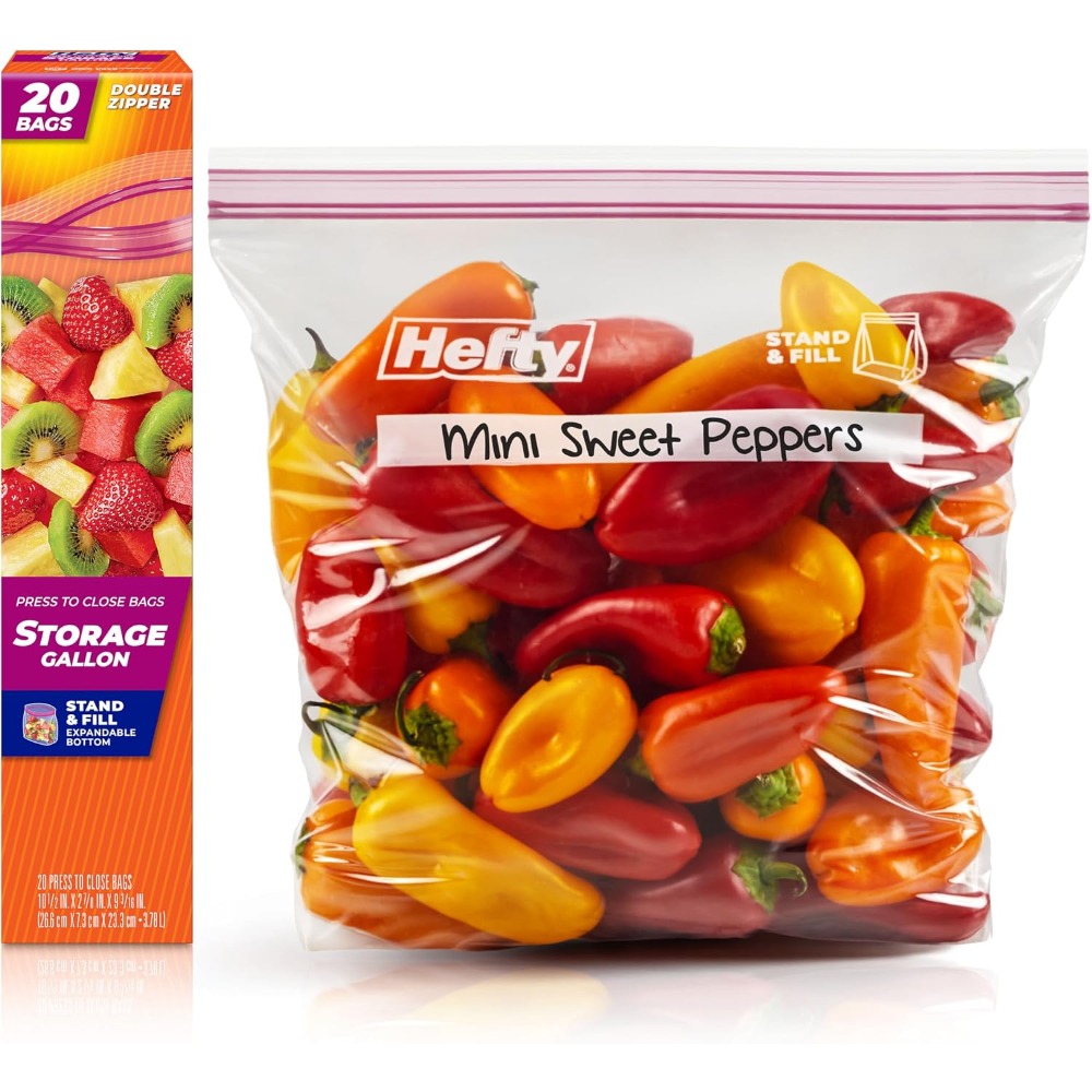 Food Storage Bags Reusable - Пакеты для хранения продуктов с застежкой-молнией,