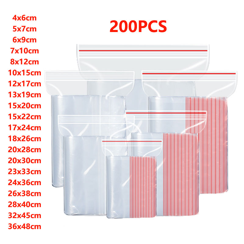 Food Storage Locker - 100/200 шт. маленьких пластиковых пакетов с