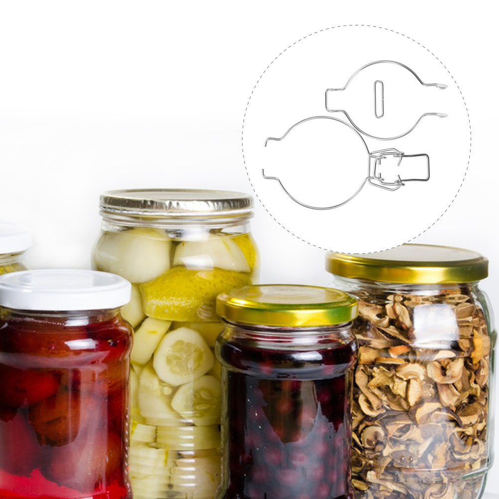 Food Storage In Stainless Steel - Набор из 12 зажимов для стеклянных