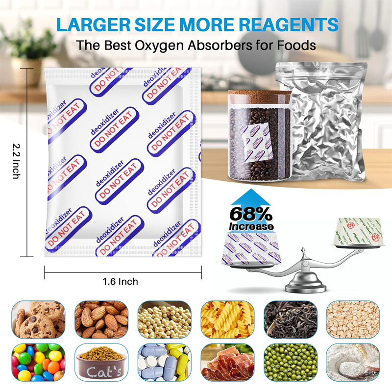 Food Storage Oxygen Absorbers - Пищевые поглотители кислорода 20cc-150cc разкислитель маслостойкий