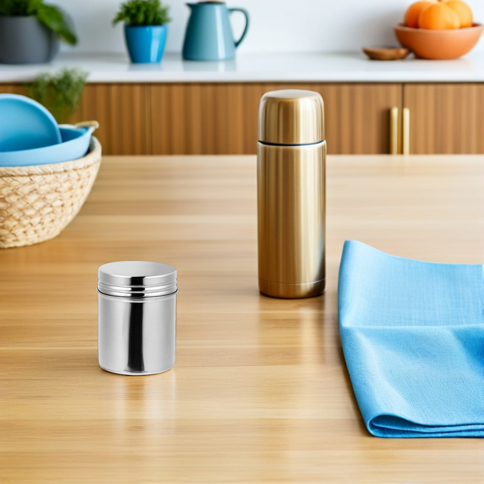 Food Storage In Stainless Steel - Набор из 2-х герметичных контейнеров из
