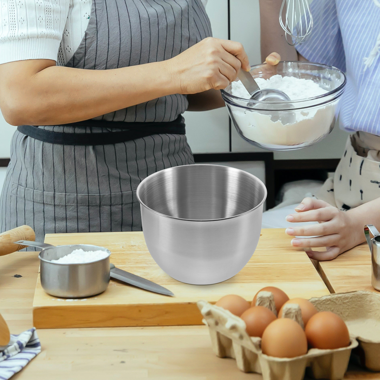 Food Storage In Stainless Steel - Глубокая миска из нержавеющей стали, толстостенная