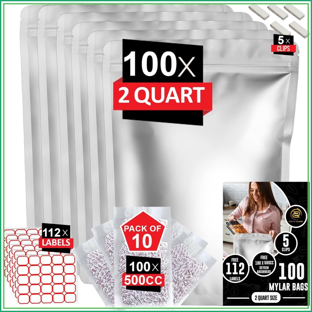 100 шт. пакетов из майлара объ – обзор и цена Food Storage Oxygen Absorbers