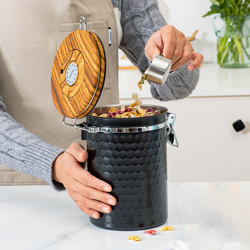 Кухонные канистры для кофе из  – обзор и цена Food Storage In Stainless Steel