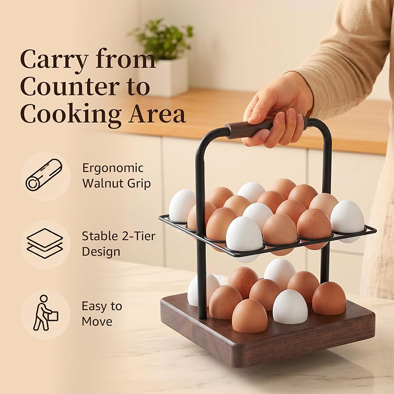 Держатель для яиц в стиле ферм – обзор и цена Egg Storage Holder