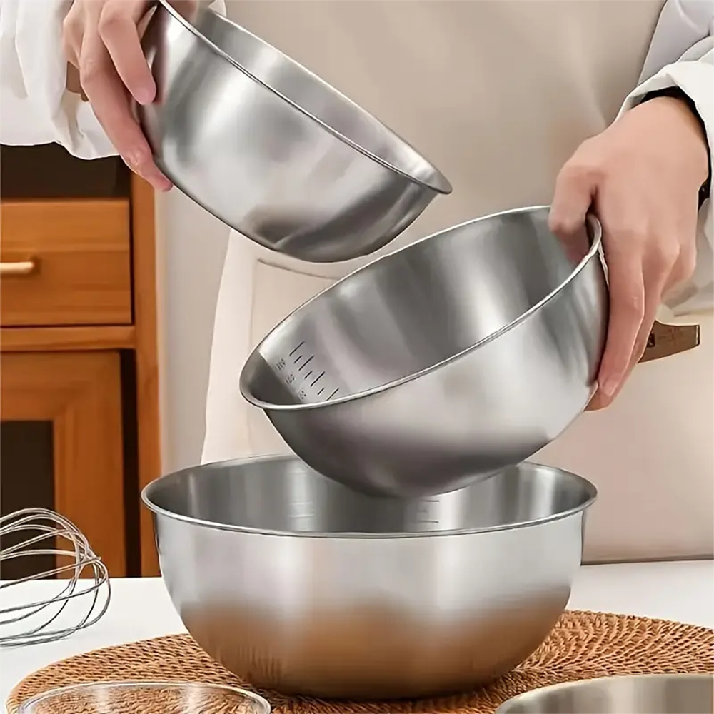Набор из 3-х мисок из нержавею – обзор и цена Food Storage In Stainless Steel