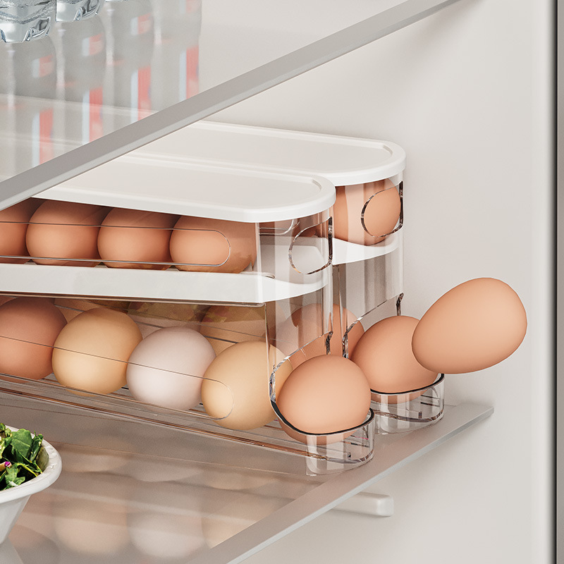 Сдвижная коробка для яиц, двой – обзор и цена Egg Storage Holder
