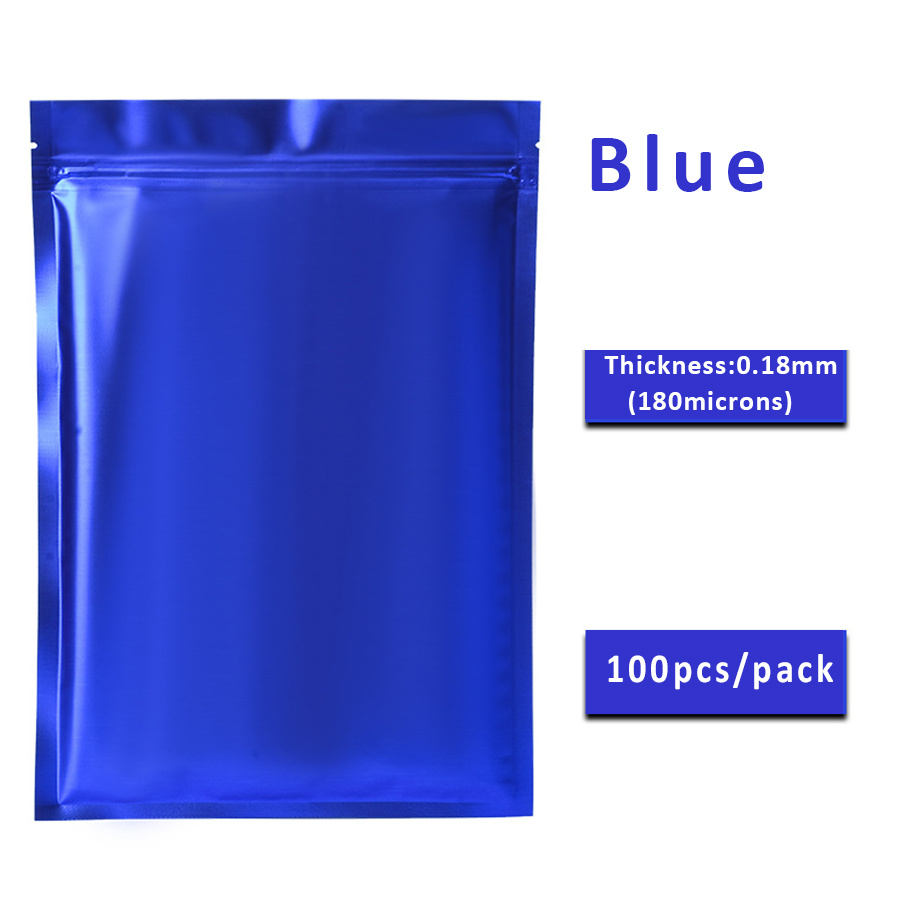100 шт. матовых синих пакетов  – обзор и цена Food Storage Bags Reusable
