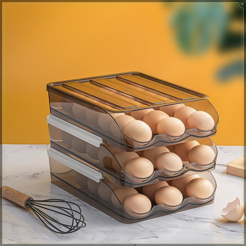 Прозрачный органайзер для яиц  – обзор и цена Egg Storage Holder