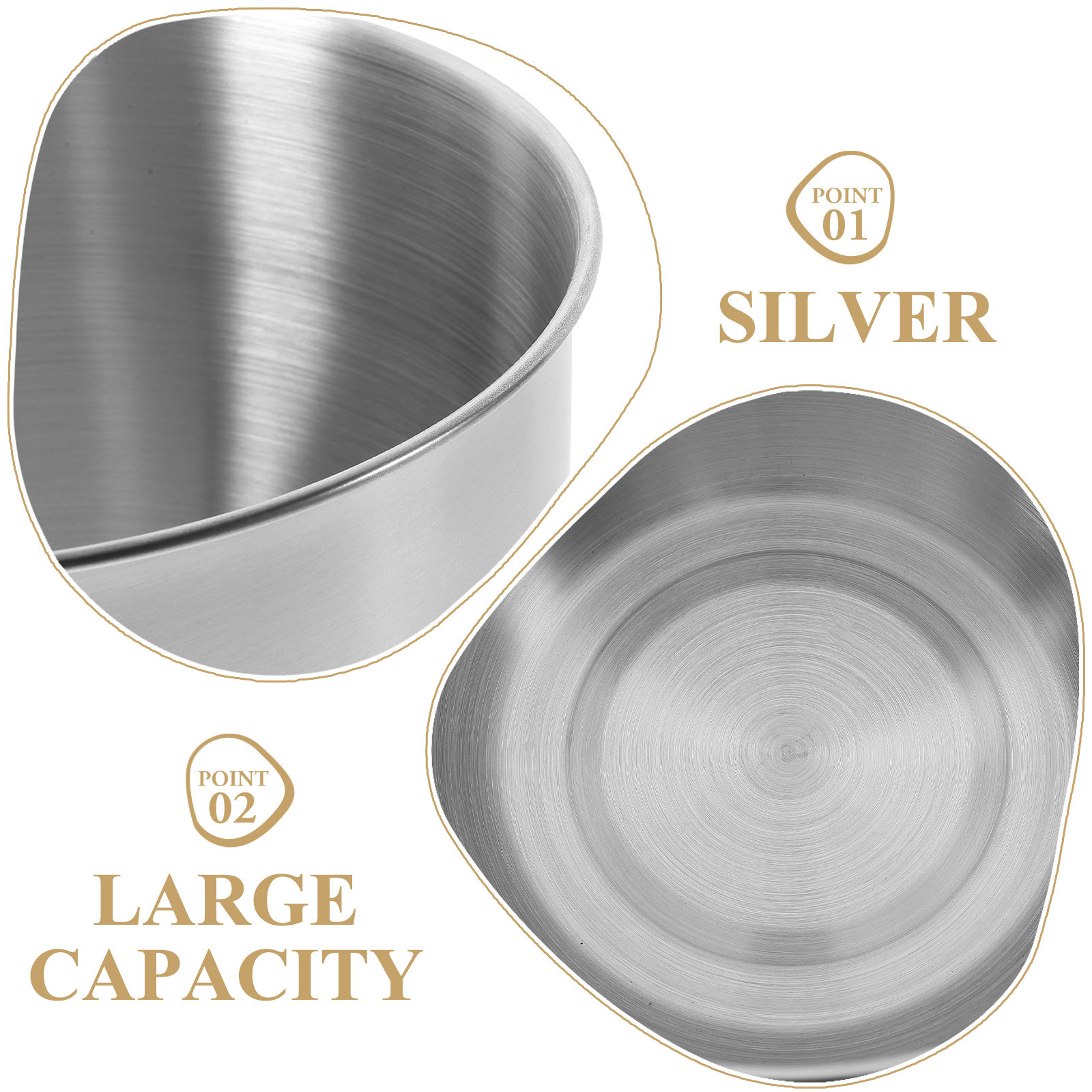 Глубокая миска из нержавеющей  – обзор и цена Food Storage In Stainless Steel